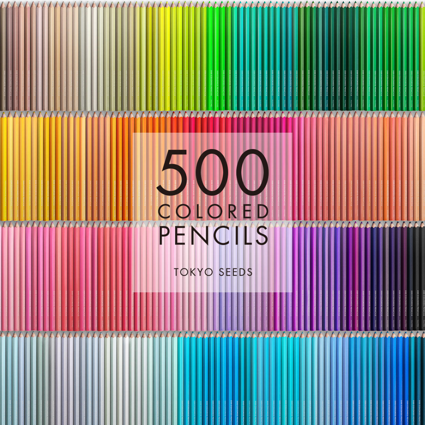 Felissimo フェリシモ 500色 色鉛筆返信遅くなり申し訳ありません - 筆記具